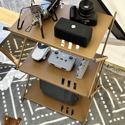 Etagères de rangement - OutdoorRack™ - Kaki - Paradis du camping