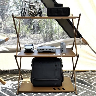 Etagères de rangement - OutdoorRack™ - Kaki - Paradis du camping