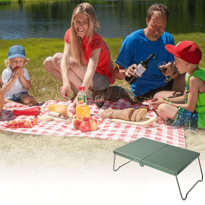 Table Camping - PicnicFold™ - Vert - Paradis du camping